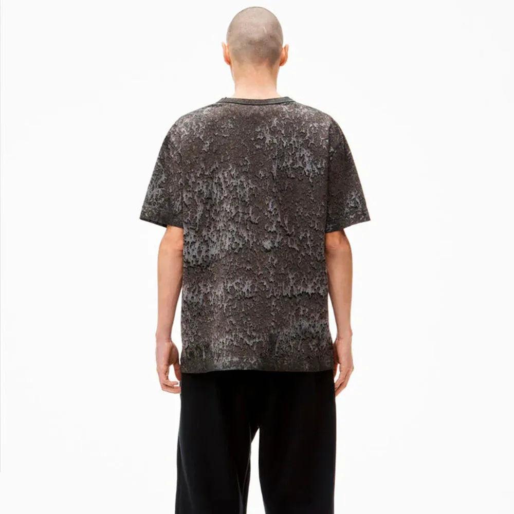 Embossed Logo Splatter Wash Tee - ALEXANDER WANG - VENTURER