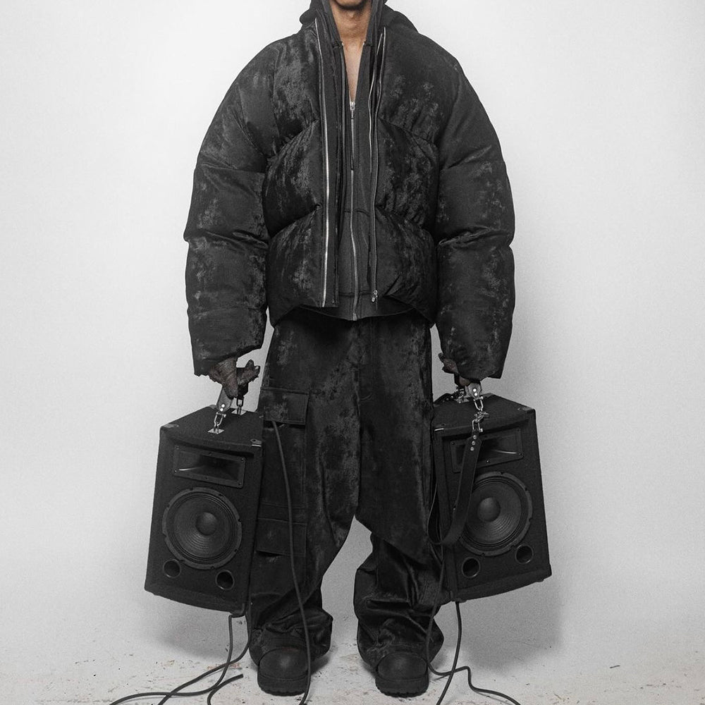 Dusty Rubber Mega Cargo Pants