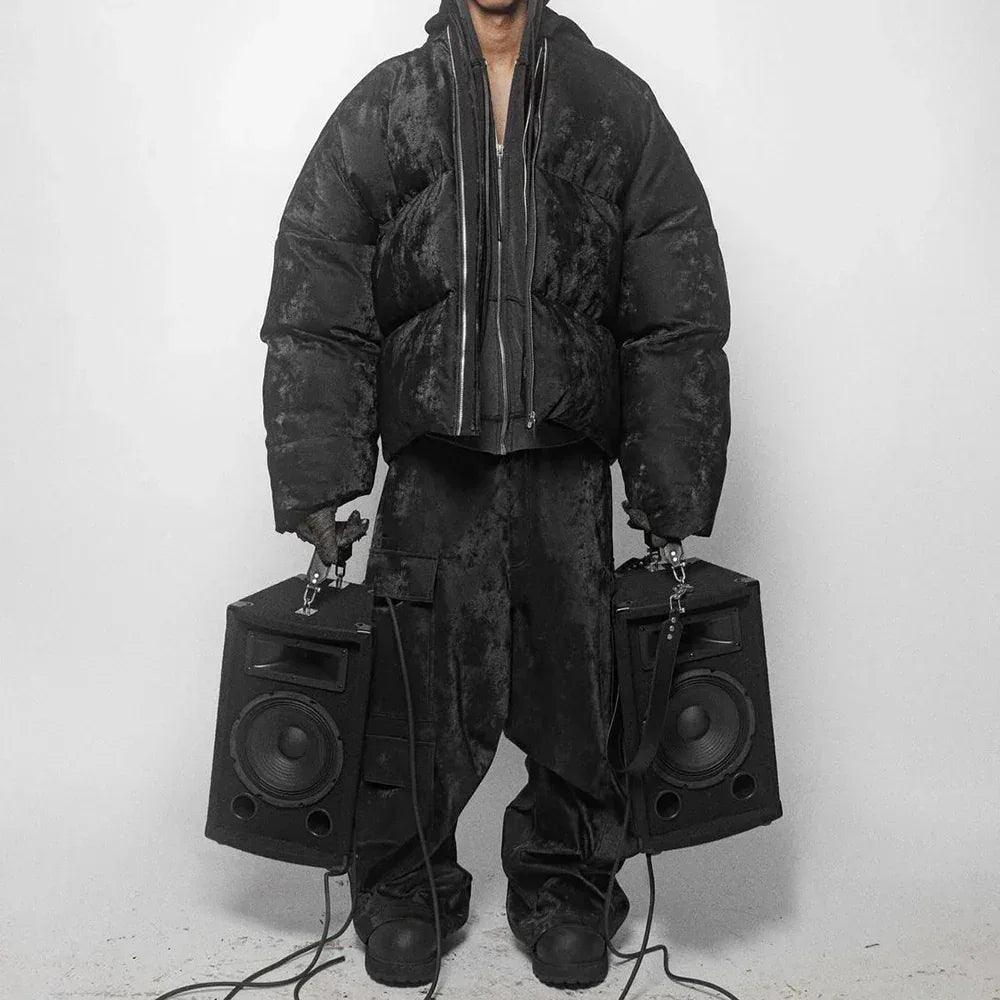Dusty Rubber Mega Cargo Pants - ARNODEFRANCE - VENTURER