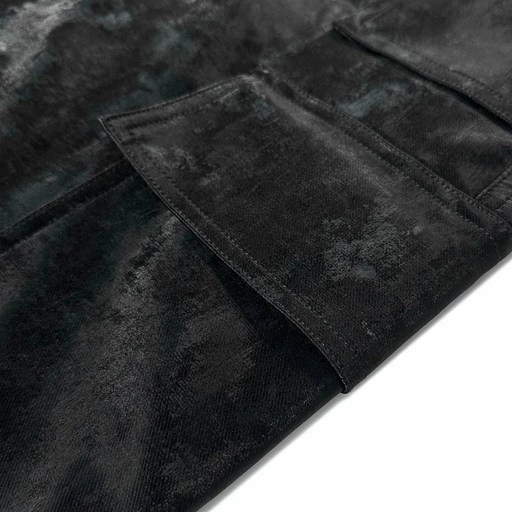 Dusty Rubber Mega Cargo Pants - ARNODEFRANCE - VENTURER