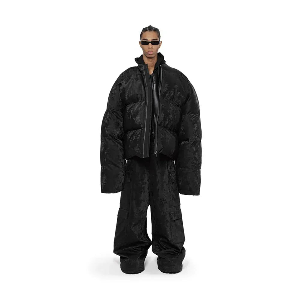 Dusty Rubber Mega Cargo Pants - ARNODEFRANCE - VENTURER