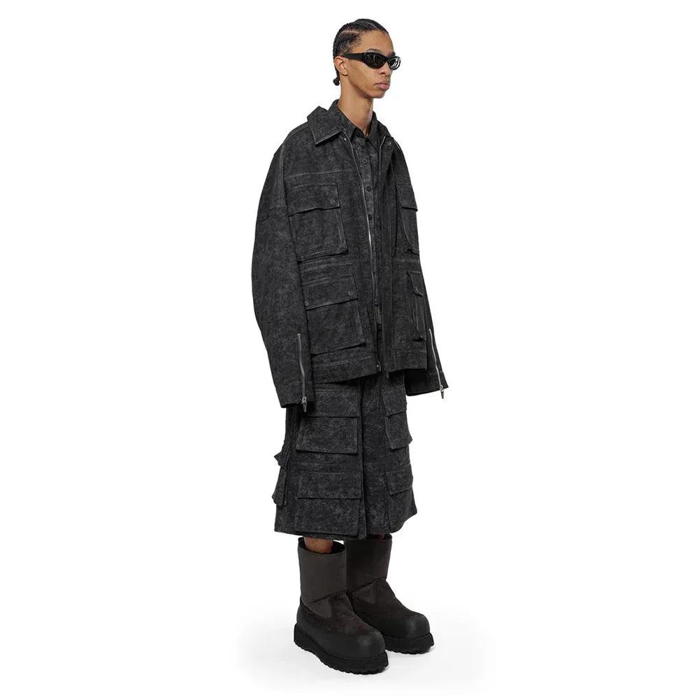 Dirty Canvas Cargo Jorts - ARNODEFRANCE - VENTURER