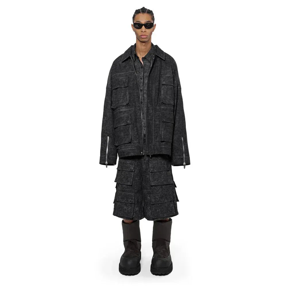 Dirty Canvas Cargo Jorts - ARNODEFRANCE - VENTURER