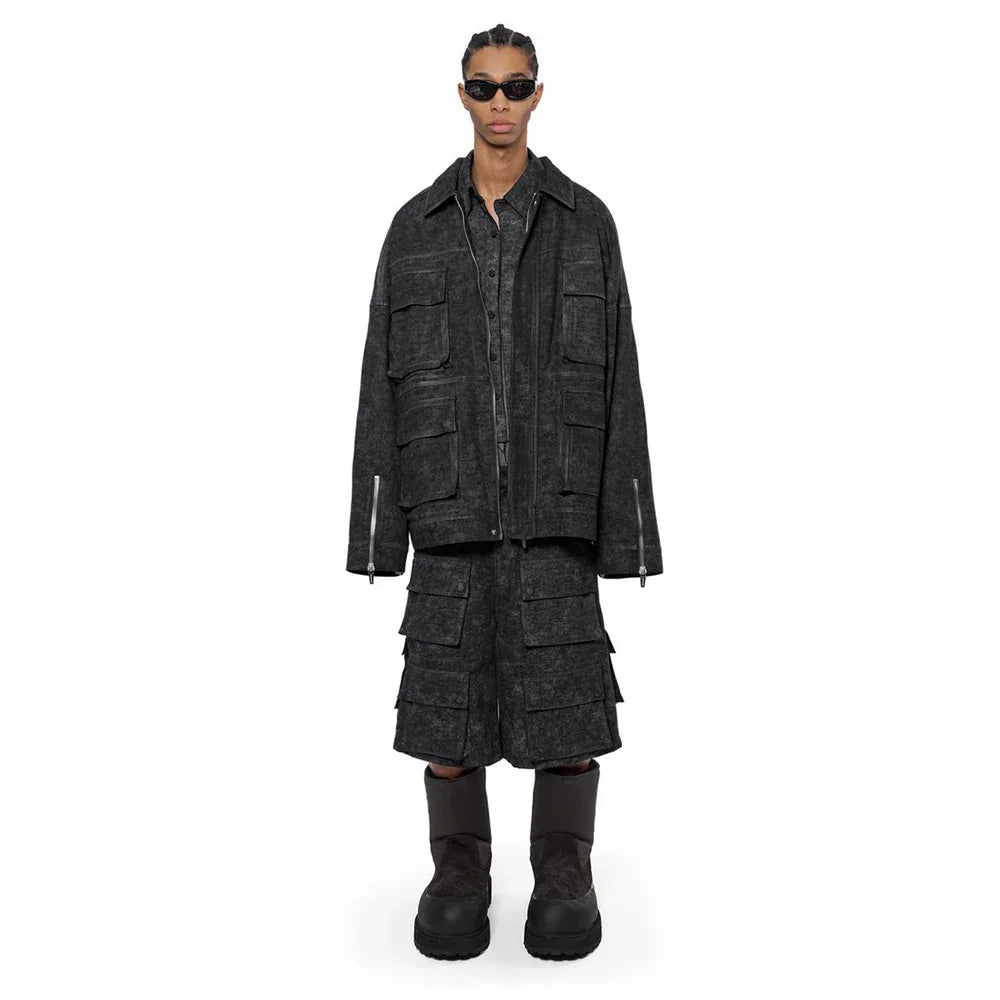 Dirty Canvas Cargo Jorts - ARNODEFRANCE - VENTURER