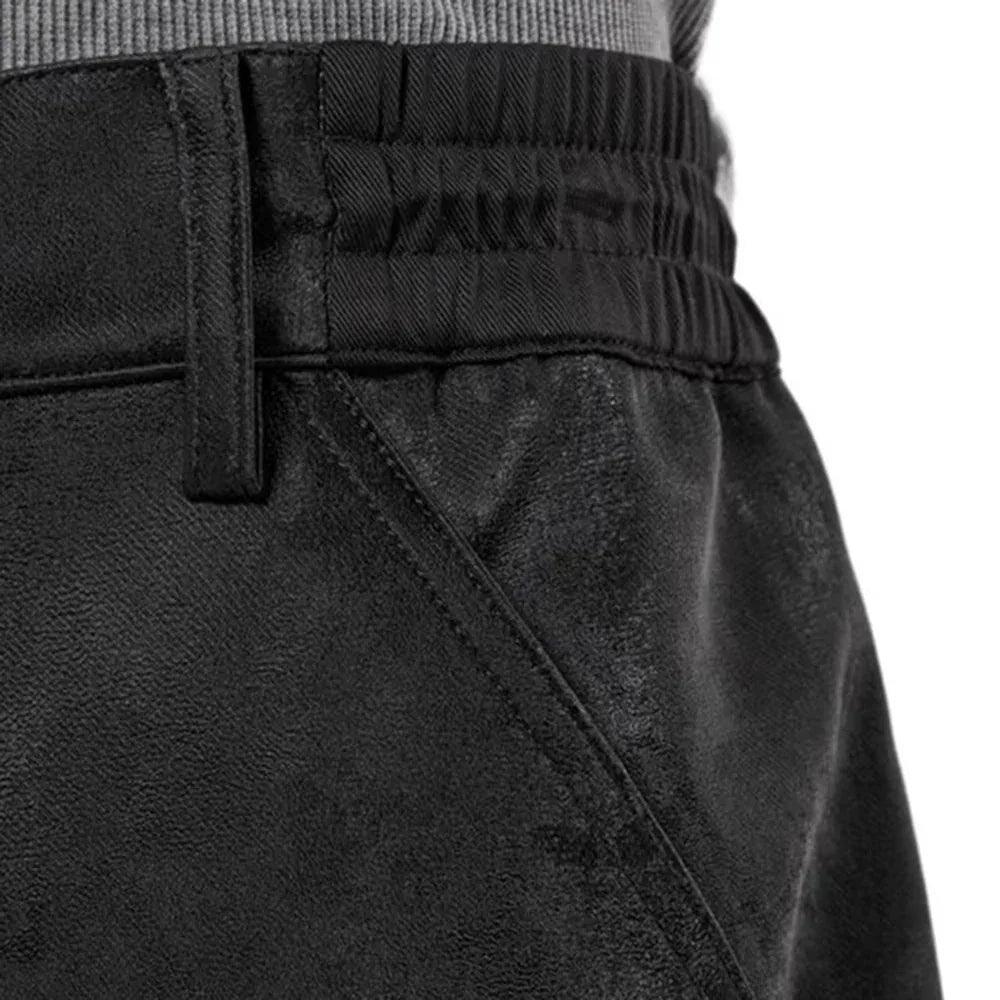 Dusty Rubber Zipper Baggy Pants - ARNODEFRANCE - VENTURER
