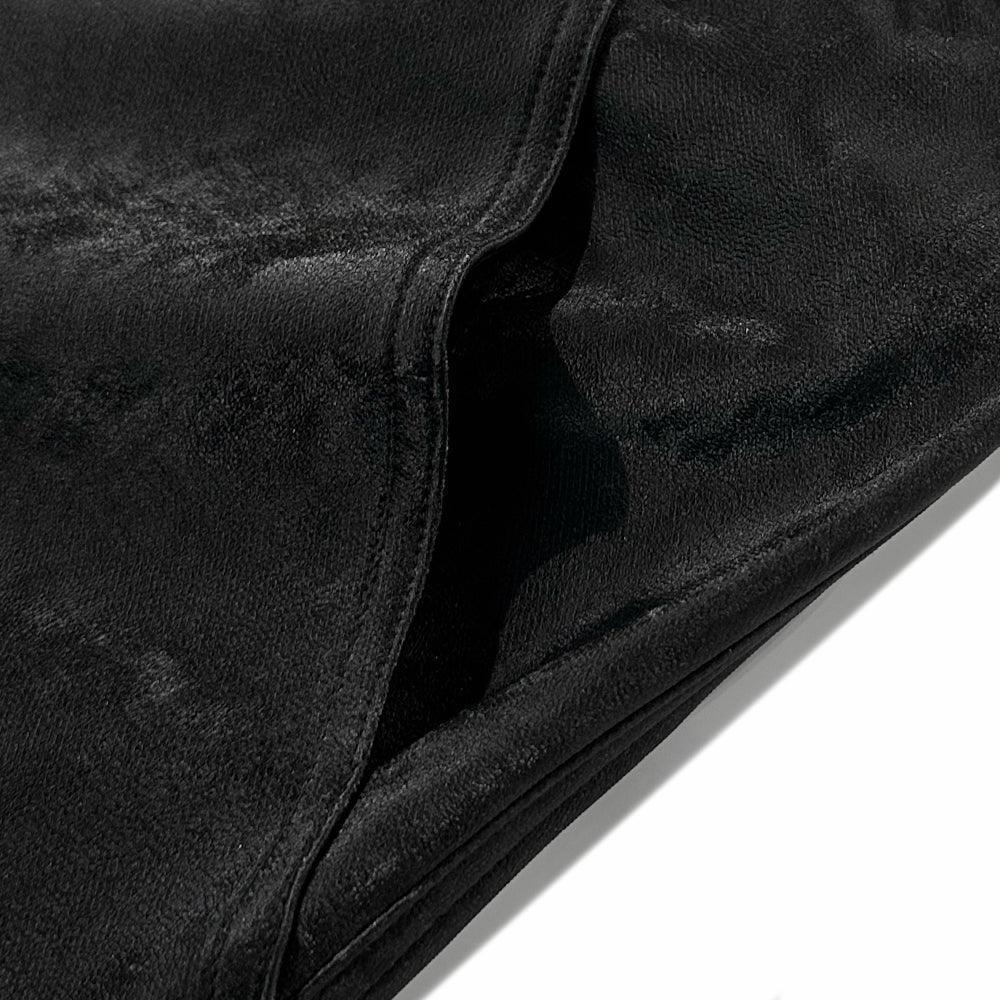 Dusty Rubber Zipper Baggy Pants - ARNODEFRANCE - VENTURER
