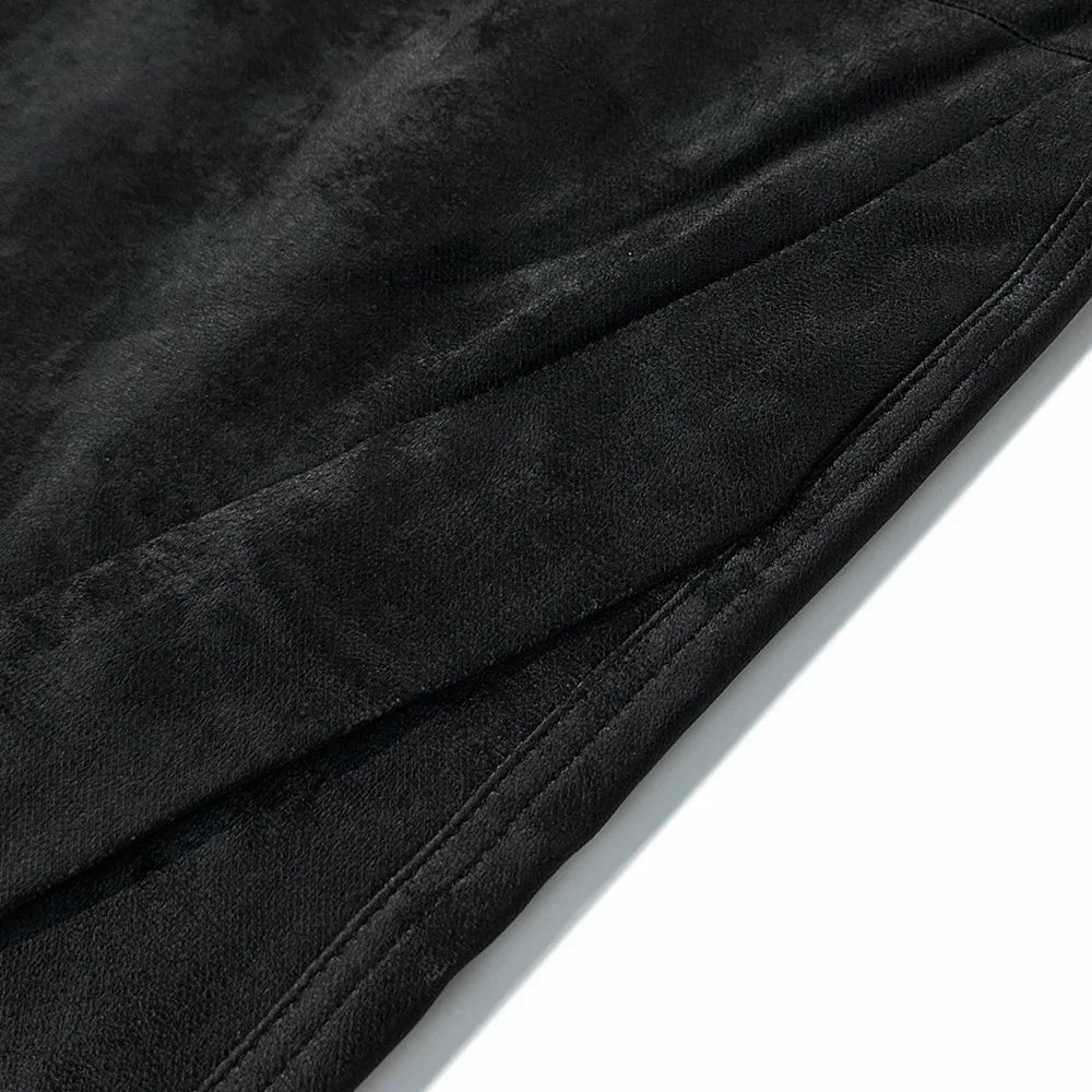 Dusty Rubber Zipper Baggy Pants - ARNODEFRANCE - VENTURER