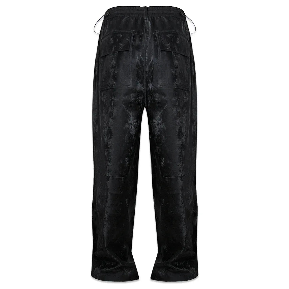 Dusty Rubber Zipper Baggy Pants - ARNODEFRANCE - VENTURER