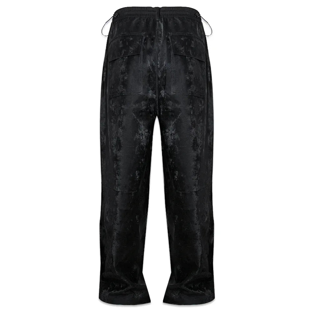 Dusty Rubber Zipper Baggy Pants - ARNODEFRANCE - VENTURER
