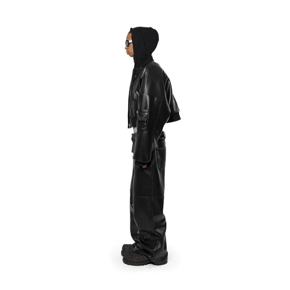 Leather Baggy Pants - ARNODEFRANCE - VENTURER