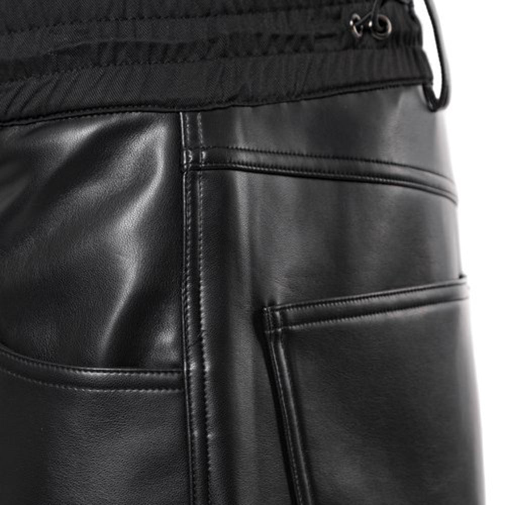 Leather Baggy Pants