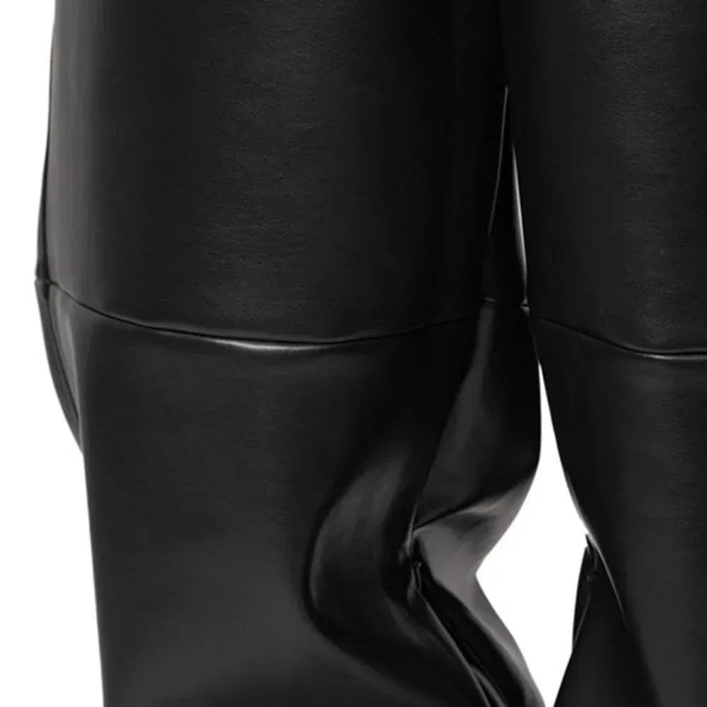 Leather Baggy Pants - ARNODEFRANCE - VENTURER