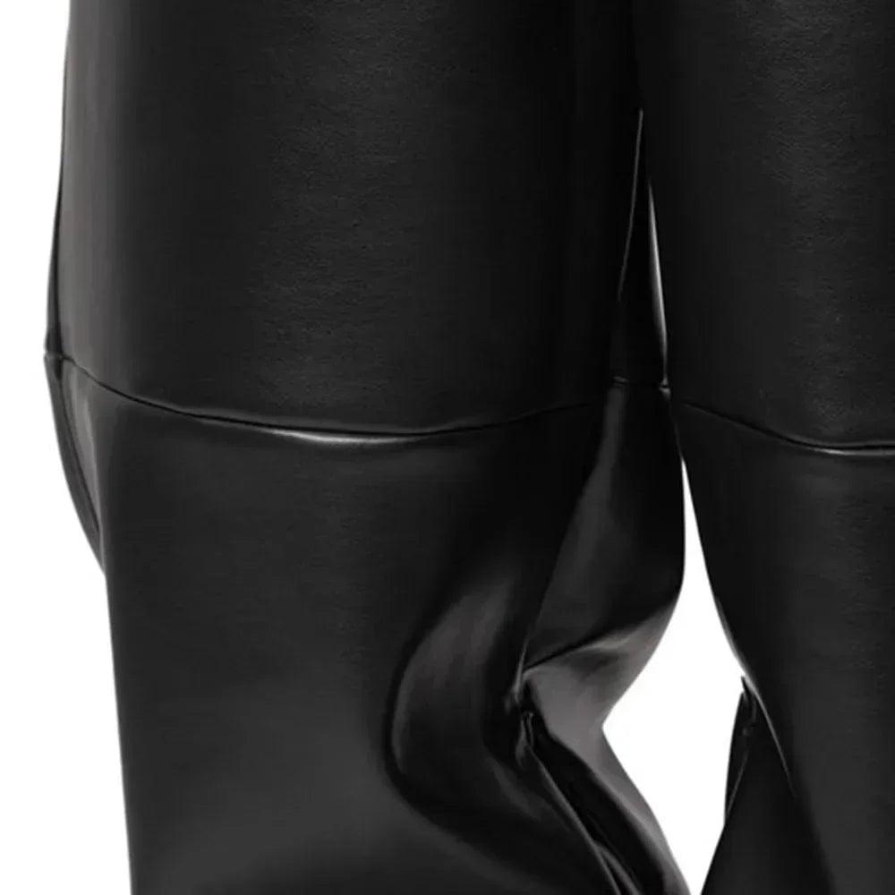 Leather Baggy Pants - ARNODEFRANCE - VENTURER