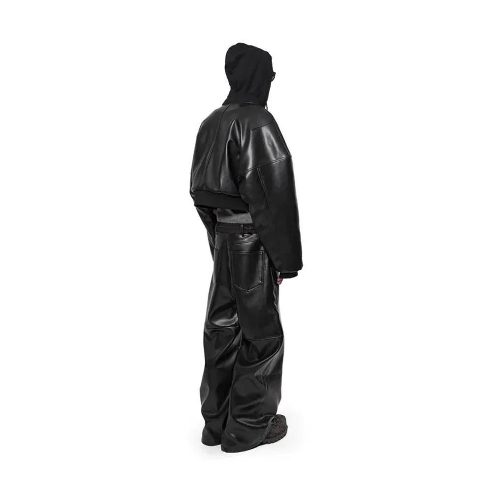 Leather Baggy Pants - ARNODEFRANCE - VENTURER