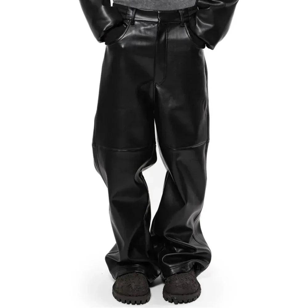Leather Baggy Pants - ARNODEFRANCE - VENTURER