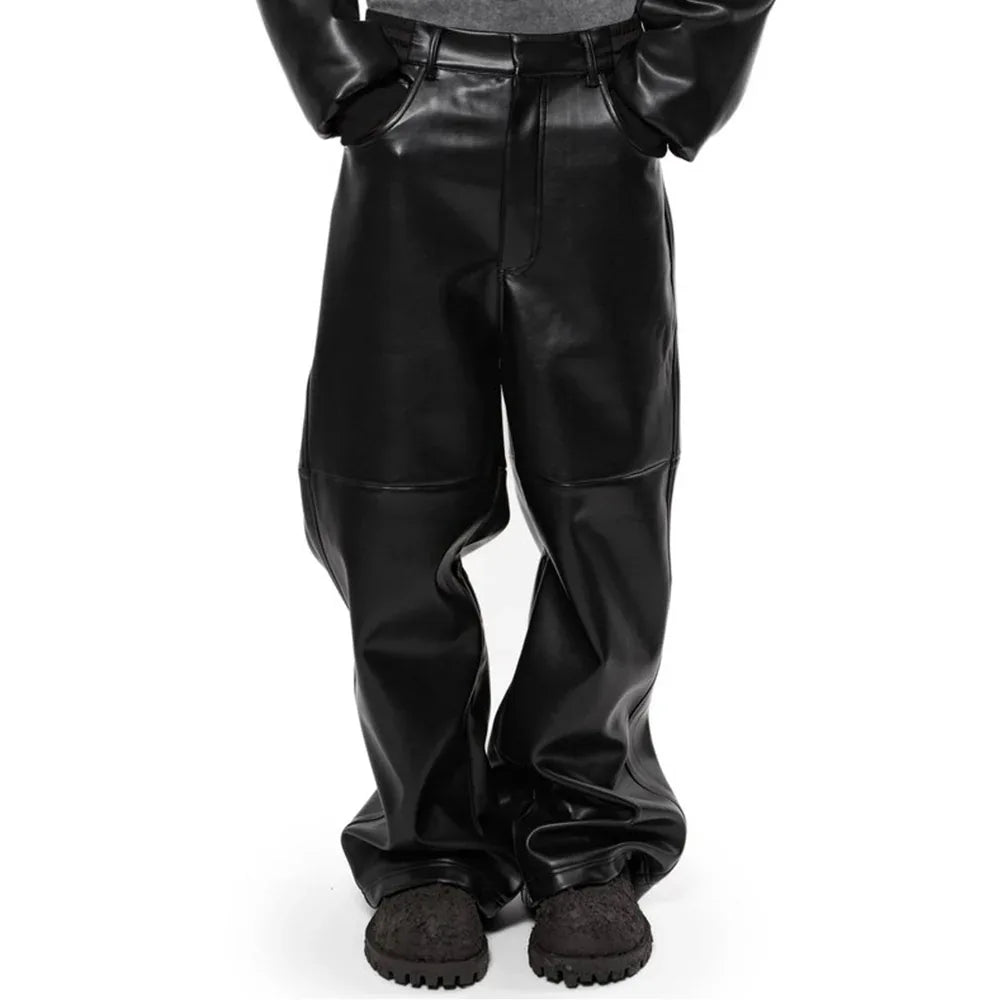 Leather Baggy Pants - ARNODEFRANCE - VENTURER