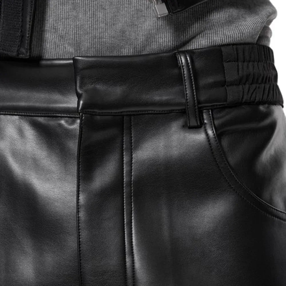 Leather Baggy Pants - ARNODEFRANCE - VENTURER