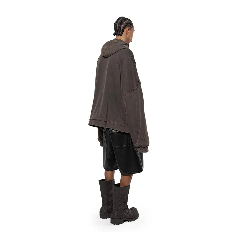 Leather Baggy Shorts - ARNODEFRANCE - VENTURER