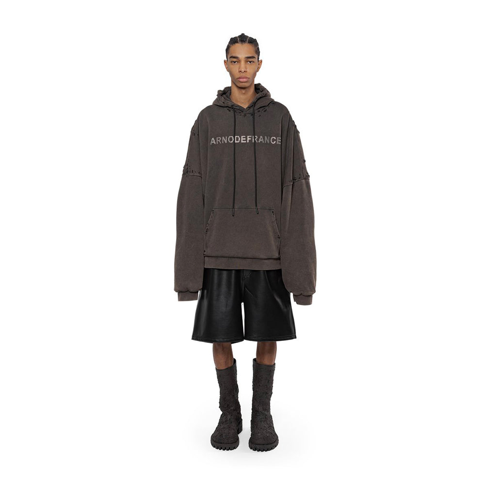 Leather Baggy Shorts