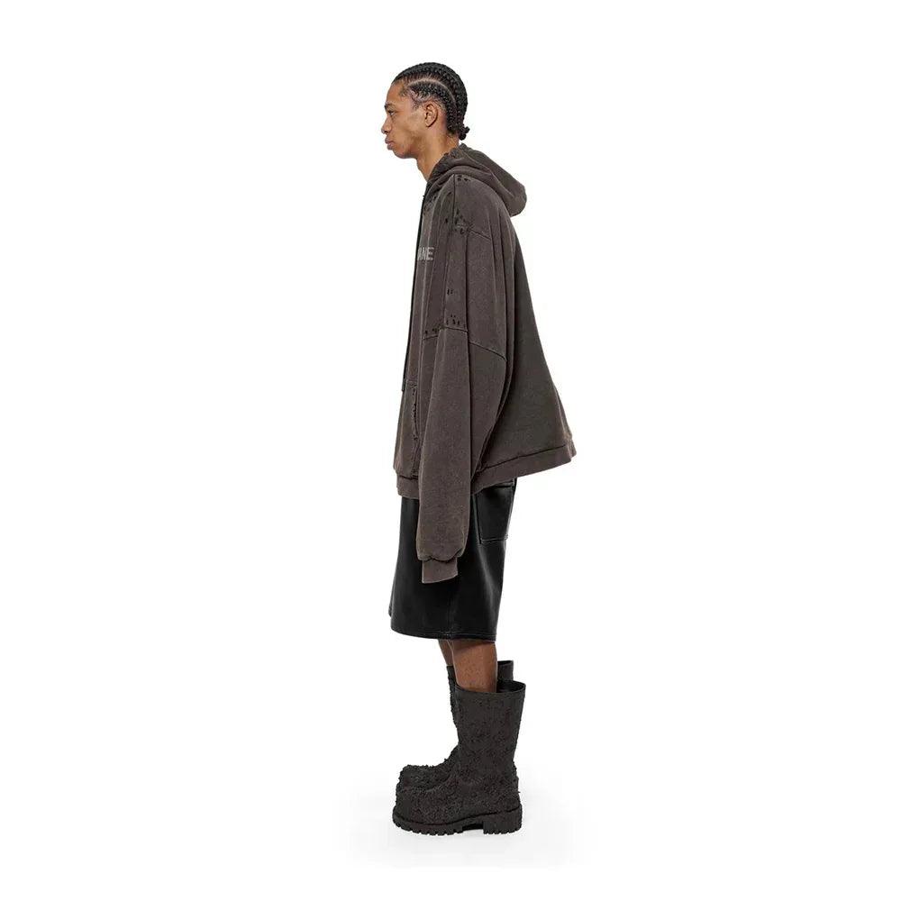 Leather Baggy Shorts - ARNODEFRANCE - VENTURER