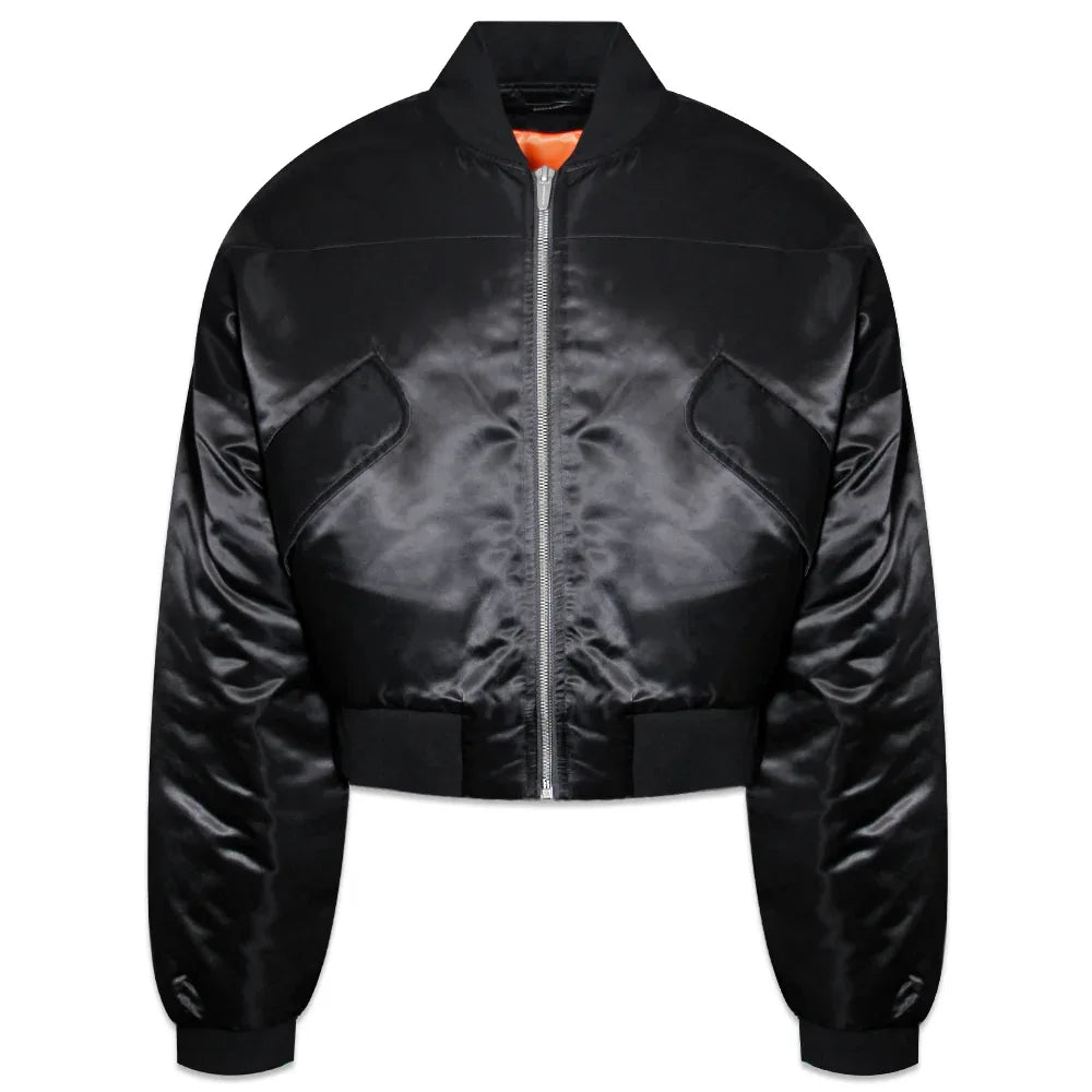 Nylon Cropped Bomber Jacket - ARNODEFRANCE - VENTURER