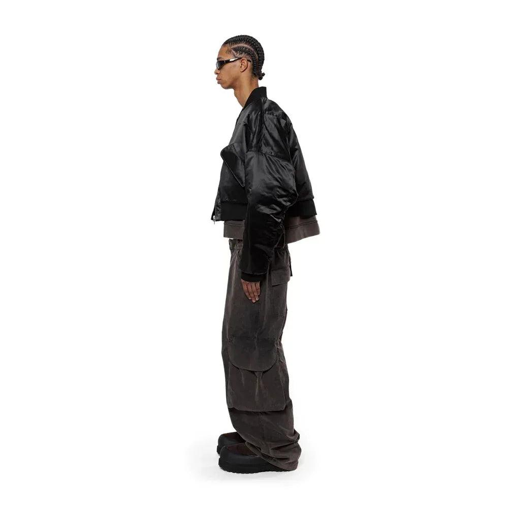 Nylon Cropped Bomber Jacket - ARNODEFRANCE - VENTURER