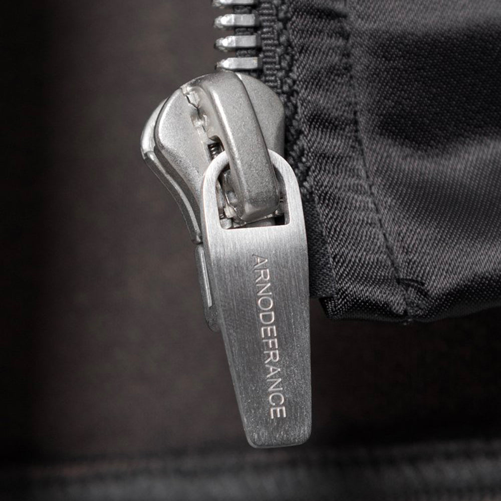 Nylon Cropped Bomber Jacket