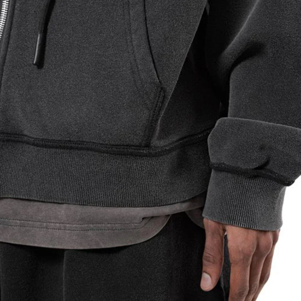 A Studs Zip Hoodie - ARNODEFRANCE - VENTURER