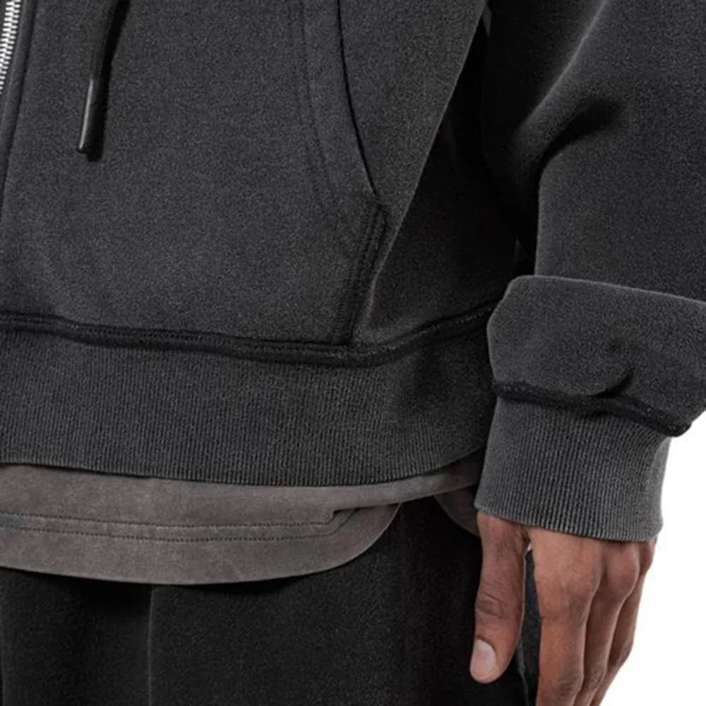 A Studs Zip Hoodie - ARNODEFRANCE - VENTURER