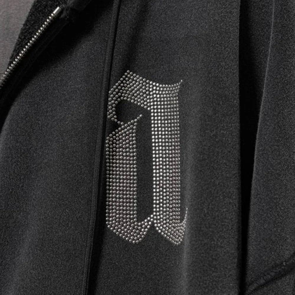 A Studs Zip Hoodie - ARNODEFRANCE - VENTURER