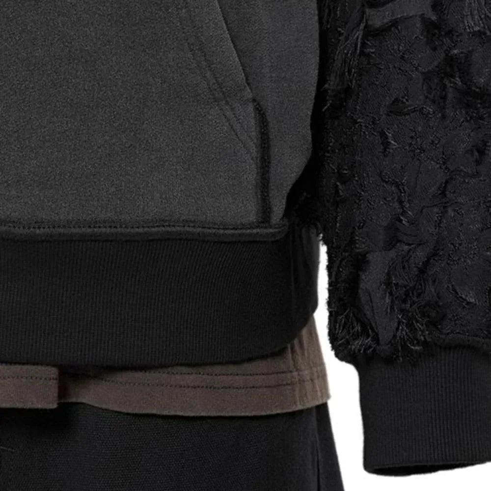 Distressed Sleeves Hoodie - ARNODEFRANCE - VENTURER