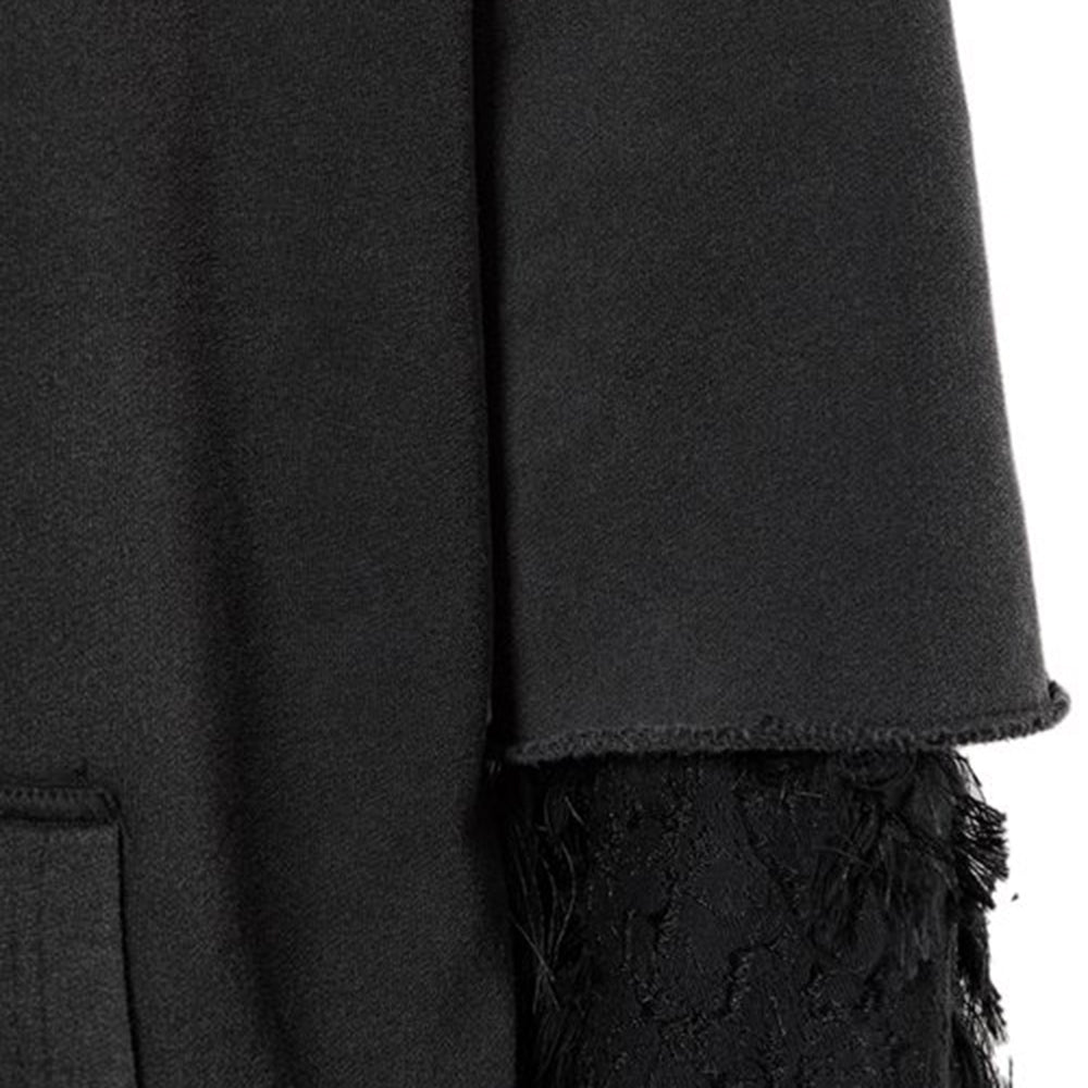 Distressed Sleeves Hoodie