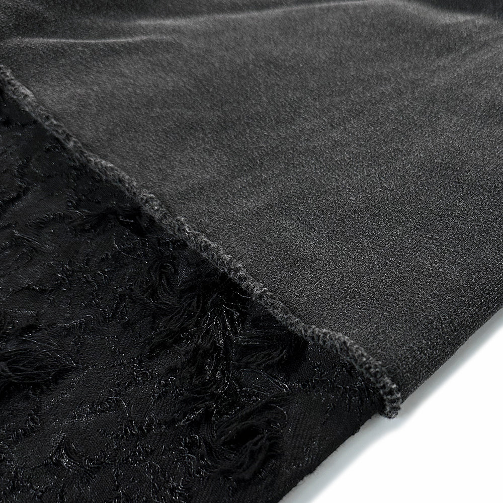 Distressed Sleeves Hoodie