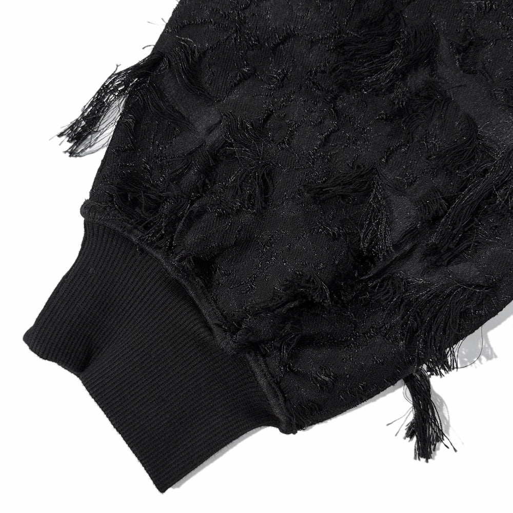 Distressed Sleeves Hoodie