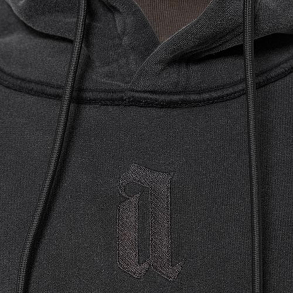 Distressed Sleeves Hoodie