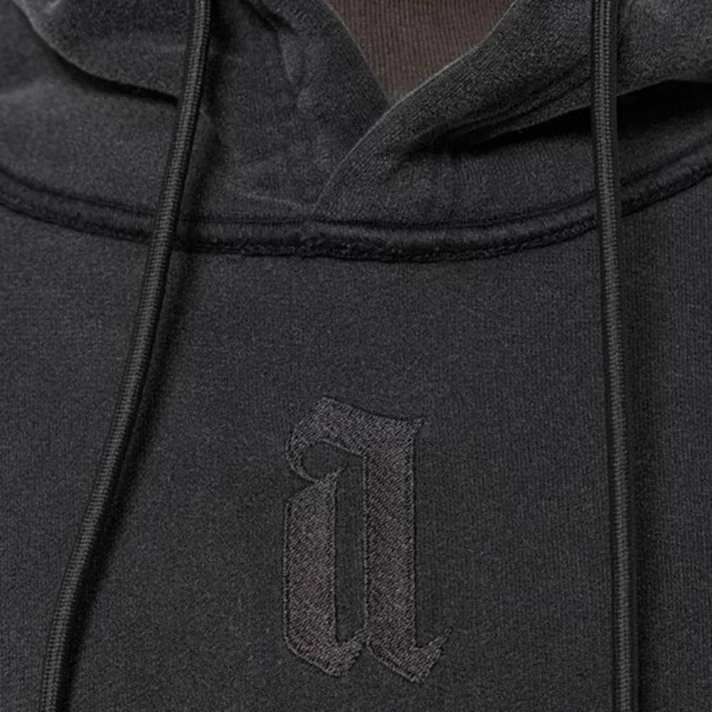 Distressed Sleeves Hoodie - ARNODEFRANCE - VENTURER