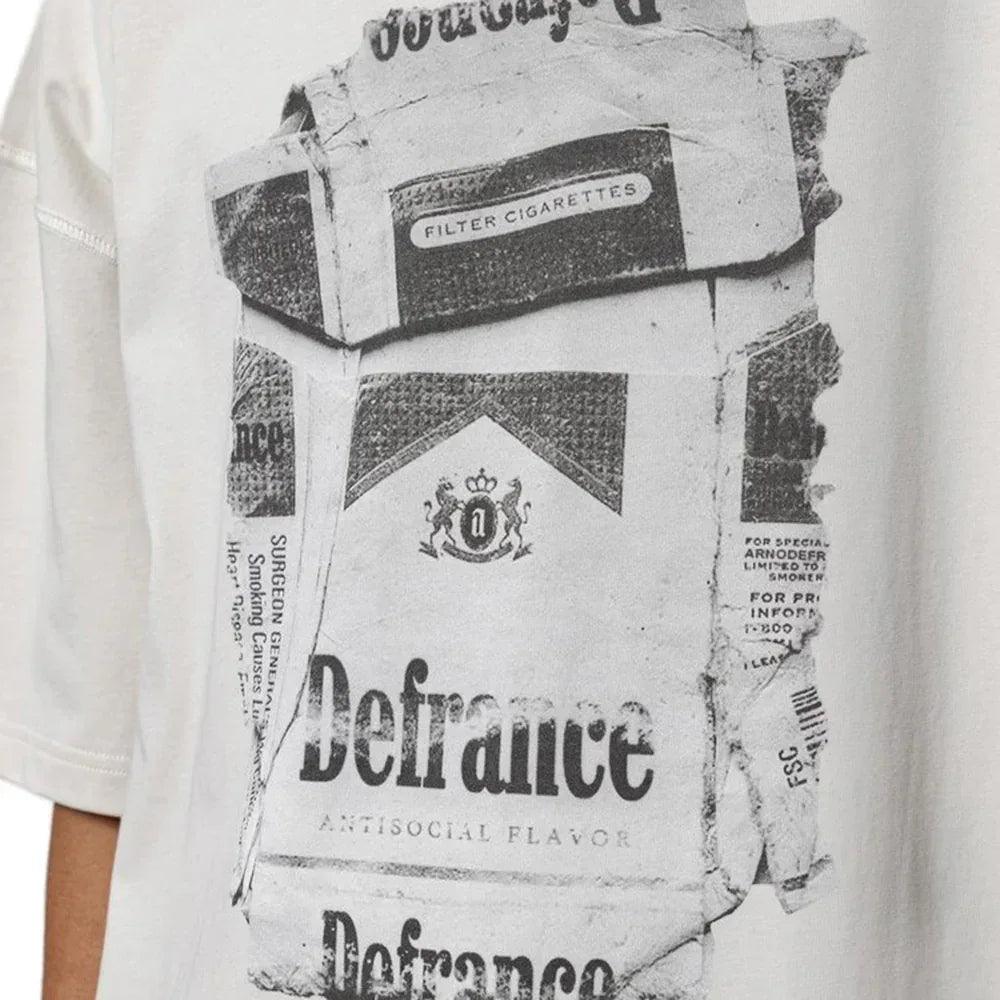 Antisocial Flavor White T-Shirt - ARNODEFRANCE - VENTURER