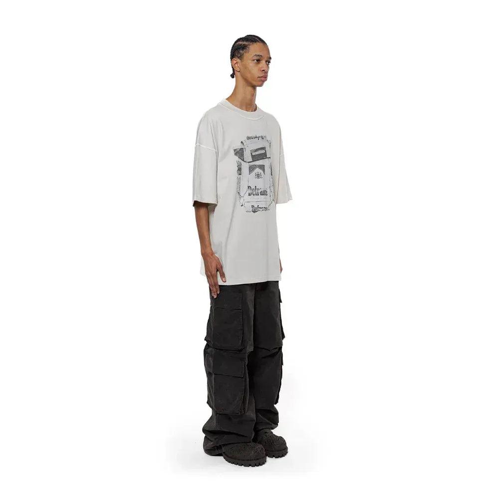 Antisocial Flavor White T-Shirt - ARNODEFRANCE - VENTURER