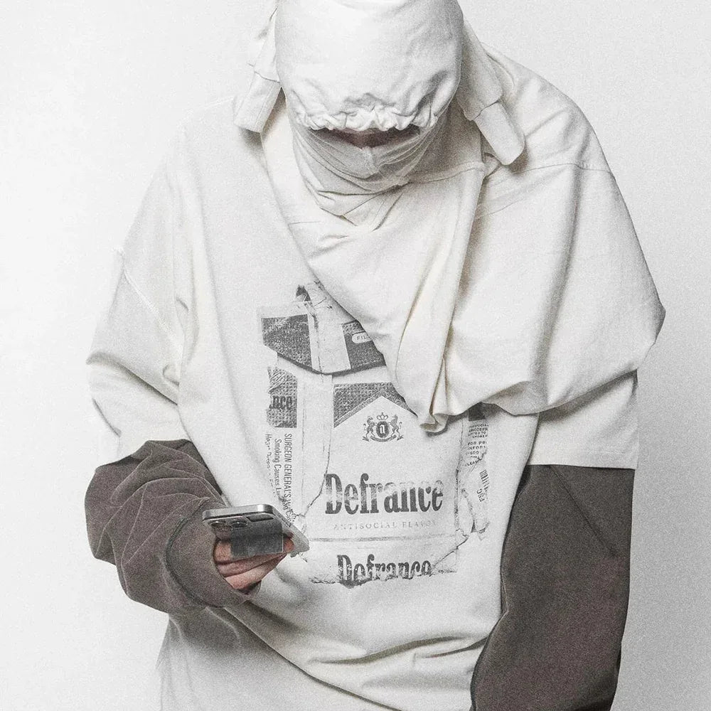 Antisocial Flavor White T-Shirt - ARNODEFRANCE - VENTURER