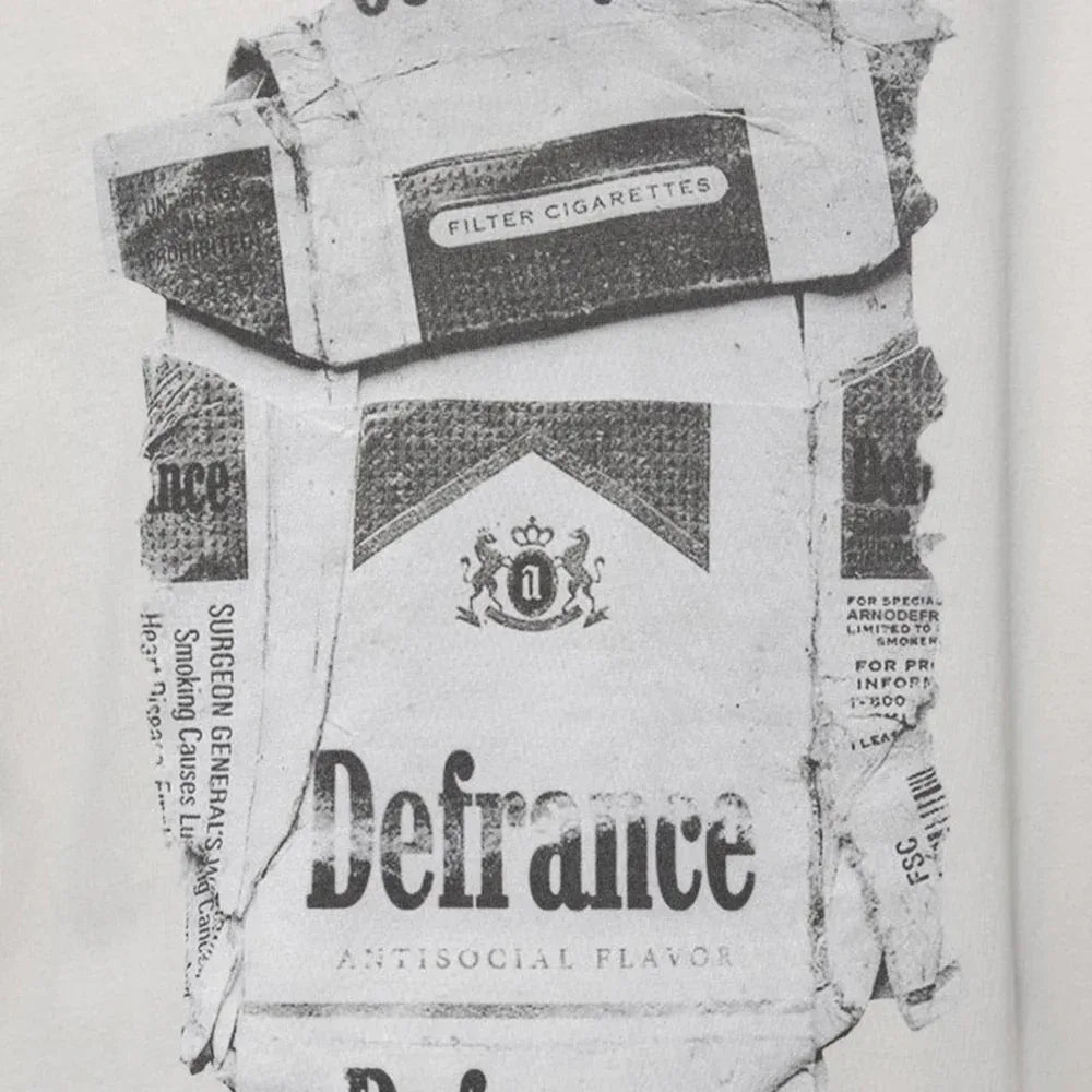 Antisocial Flavor White T-Shirt - ARNODEFRANCE - VENTURER