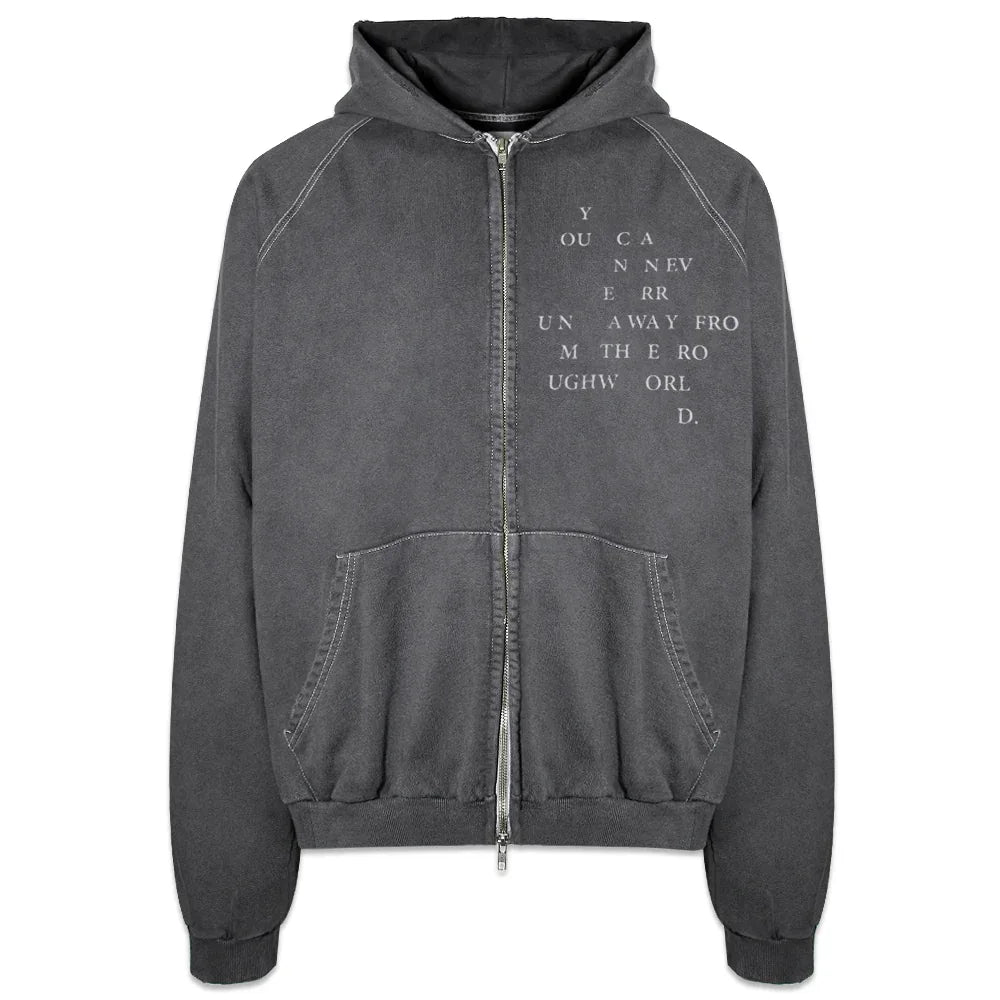 Trinity Distressed Hoodie - adonisorbitproject - VENTURER