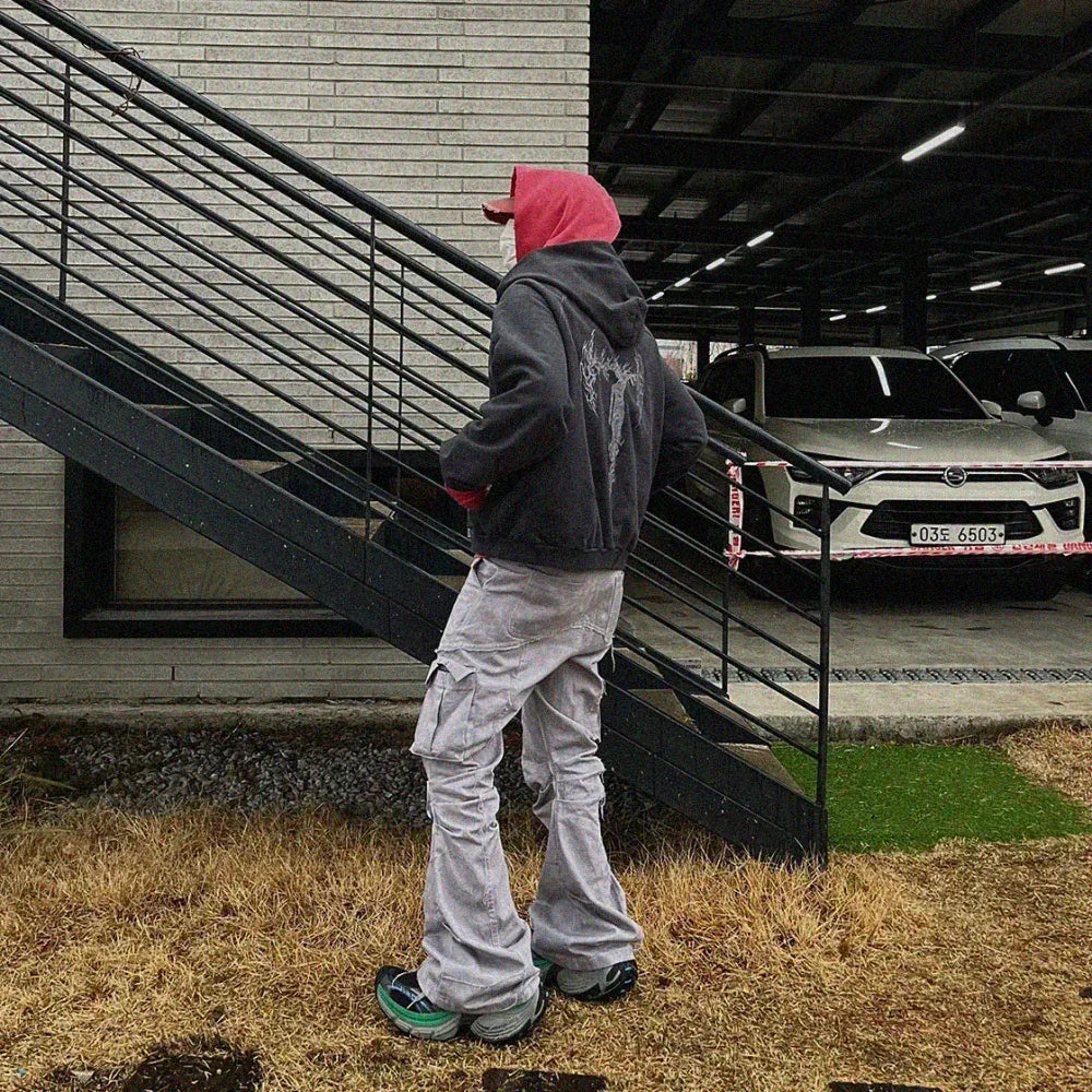 Trinity Distressed Hoodie - adonisorbitproject - VENTURER