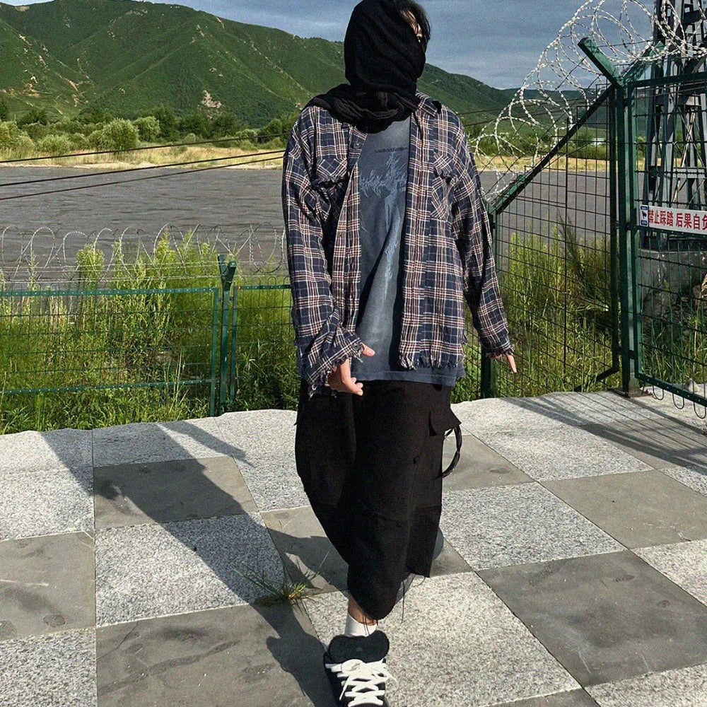 Distressed Basic Shirt - adonisorbitproject - VENTURER