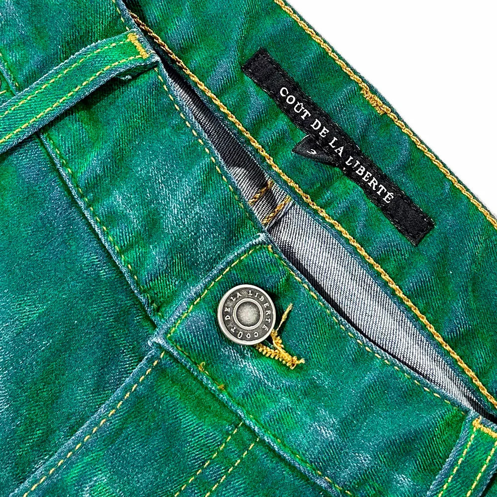 Jimmy Stretch Suede Denim Flare - Cout De La Liberte - VENTURER