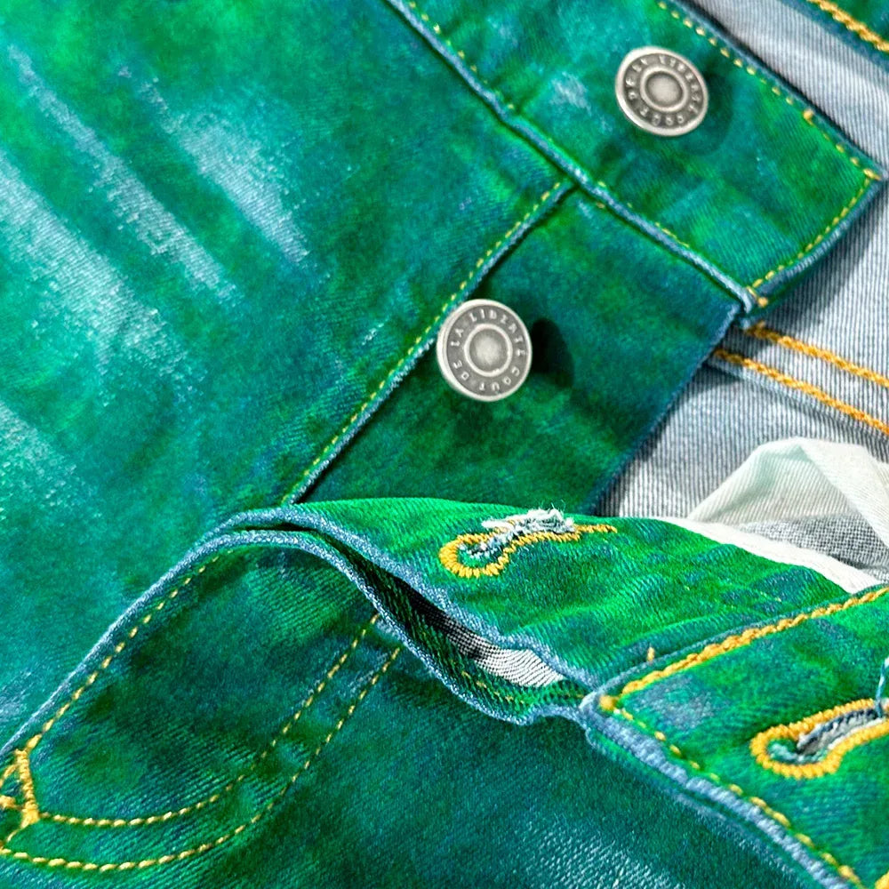 Jimmy Stretch Suede Denim Flare - Cout De La Liberte - VENTURER