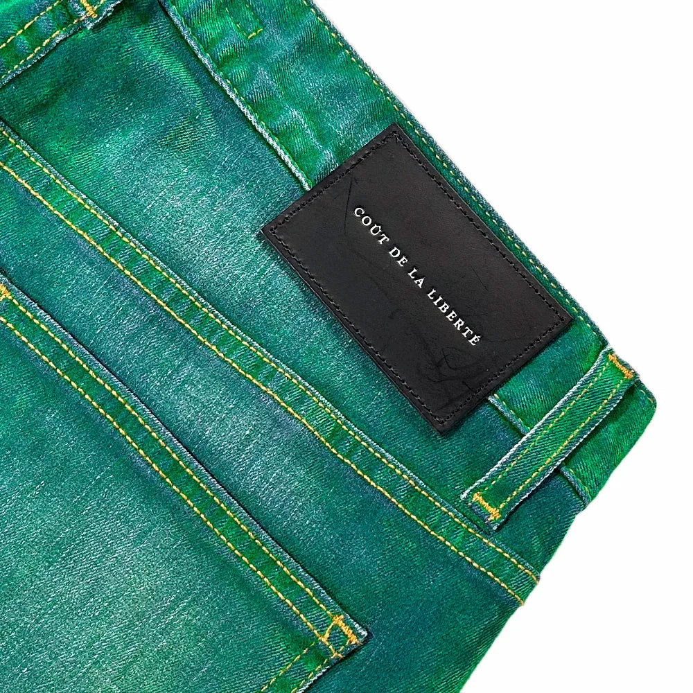 Jimmy Stretch Suede Denim Flare - Cout De La Liberte - VENTURER