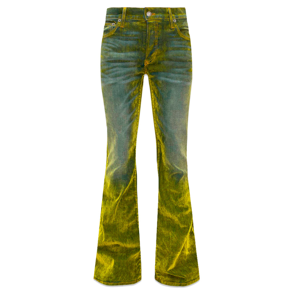 Jimmy Stretch Suede Denim Flare