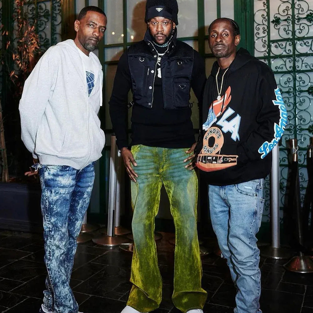 Jimmy Stretch Suede Denim Flare - Cout De La Liberte - VENTURER