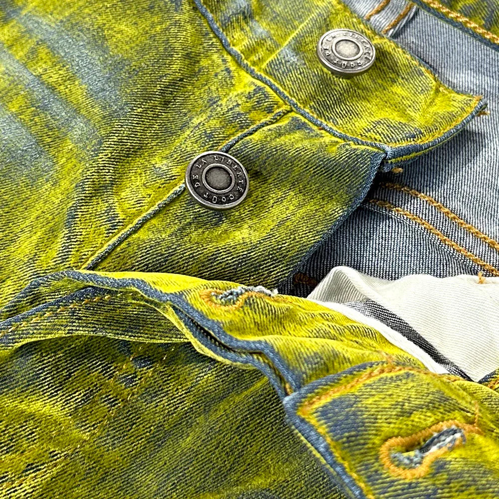 Jimmy Stretch Suede Denim Flare - Cout De La Liberte - VENTURER