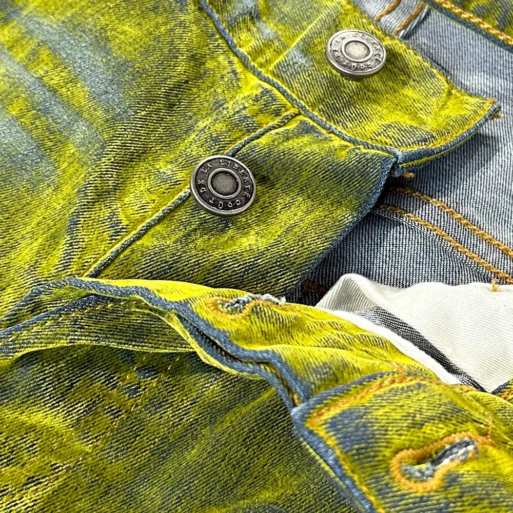 Jimmy Stretch Suede Denim Flare - Cout De La Liberte - VENTURER